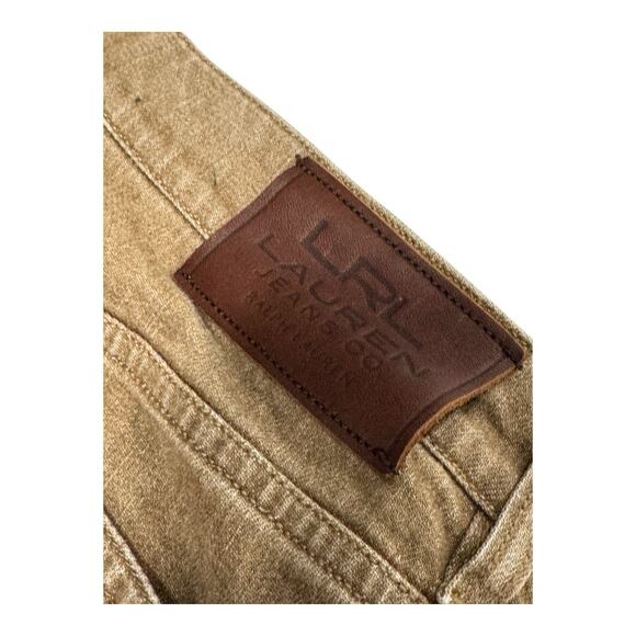 LRL Lauren Jeans Co Ralph Lauren Women's 10 Brown (Fits 34x29) Classic Straight - Picture 7 of 8